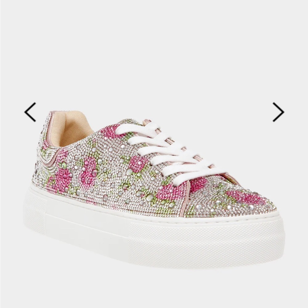 Betsey Johnson Sidny Floral Sneakers
